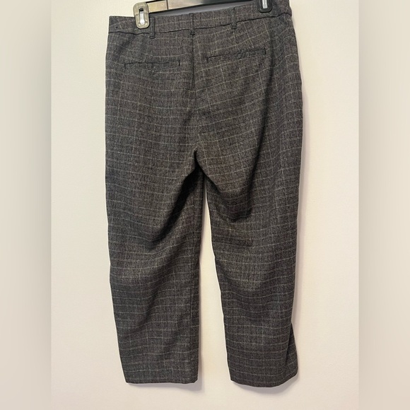 Abercrombie & Fitch Simone Plaid High Rise Ankle Pants,Sz Medium - Picture 3 of 9